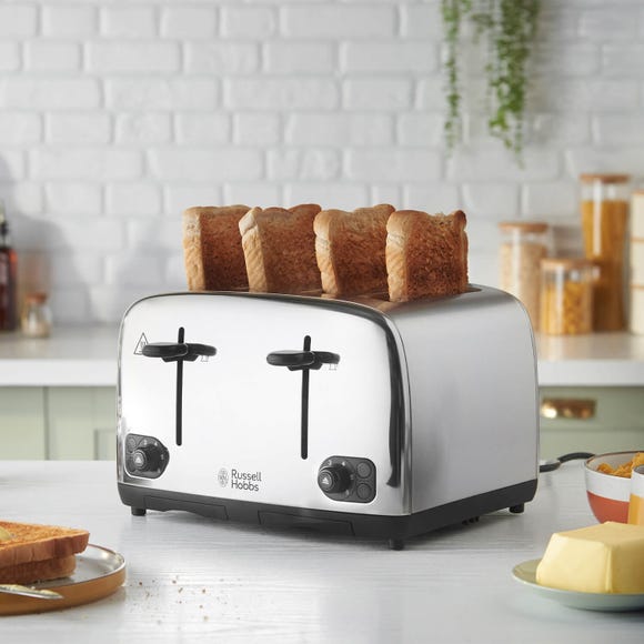 Russell Hobbs Classics 4 Slice - Brushed/Polished