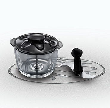 Russell Hobbs Desire Matte Black Mini Chopper
