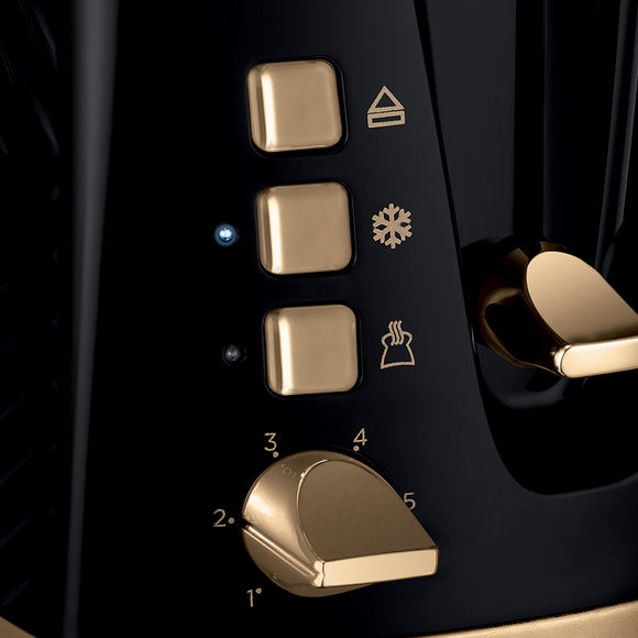 Russell Hobbs Groove 2-Slice Toaster Black