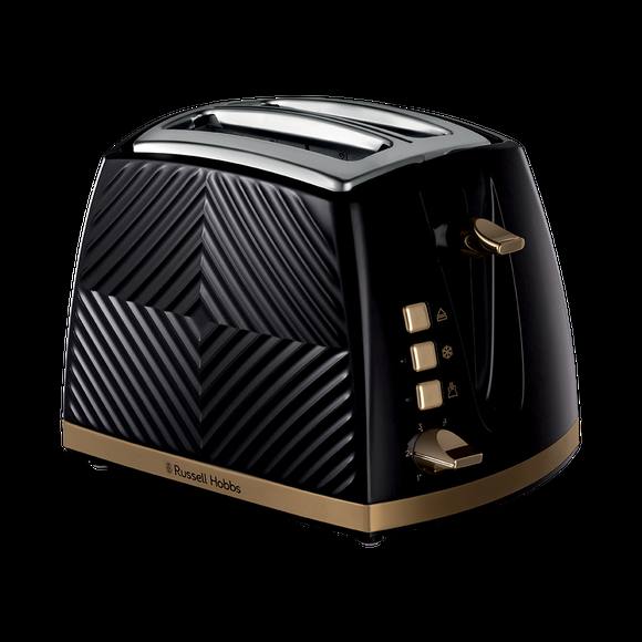 russell hobbs Groove 2-Slice Toaster Black