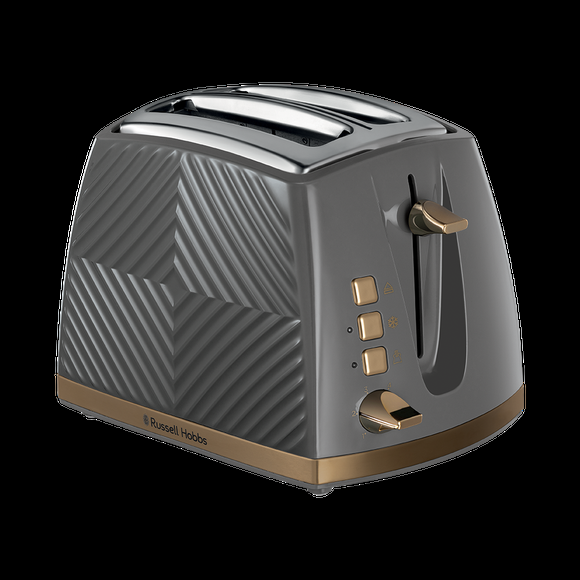 russell hobbs Groove 2-Slice Toaster Grey