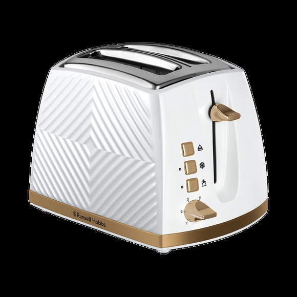 russell hobbs Groove 2-Slice Toaster White