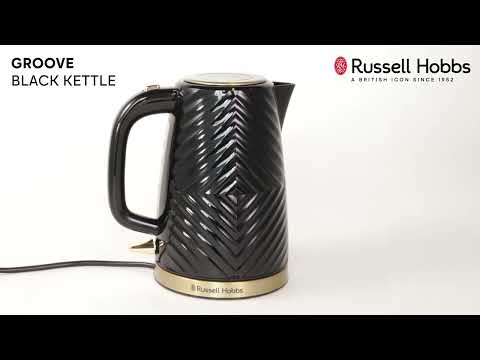 Russell Hobbs Groove Kettle Black