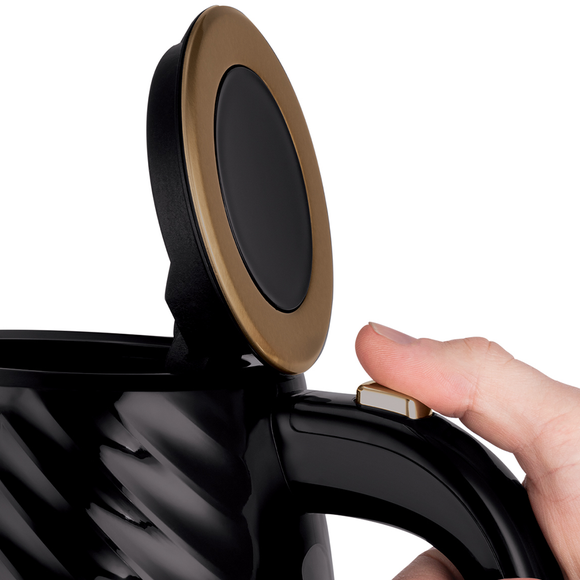 Russell Hobbs Groove Kettle Black