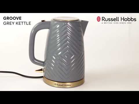 Russell Hobbs Groove Kettle Grey