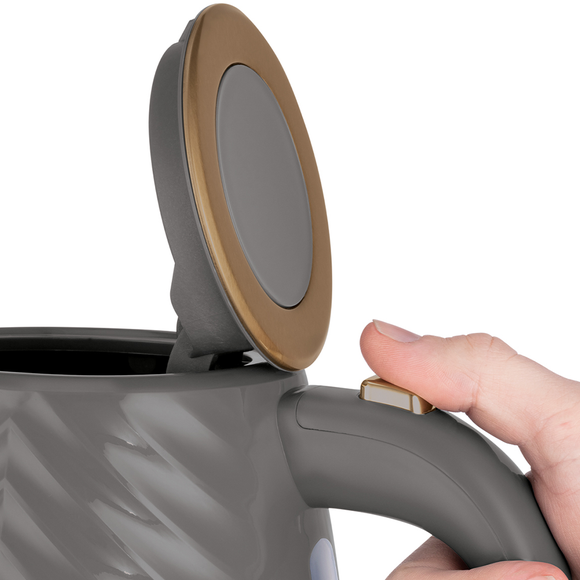 Russell Hobbs Groove Kettle Grey
