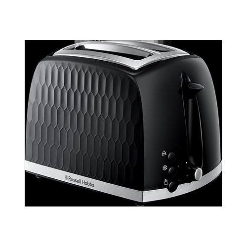 russell hobbs Honeycomb 2 Slice Black Toaster