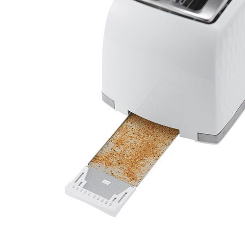 Russell Hobbs Honeycomb 2 Slice White Toaster