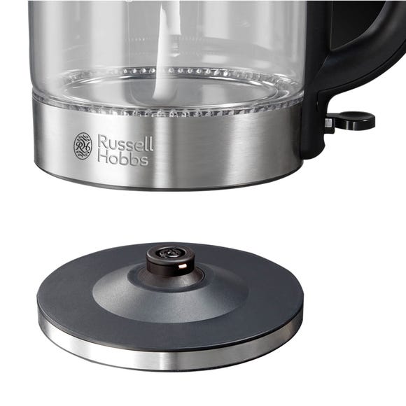 Russell Hobbs Illuminating Glass Kettle In Black