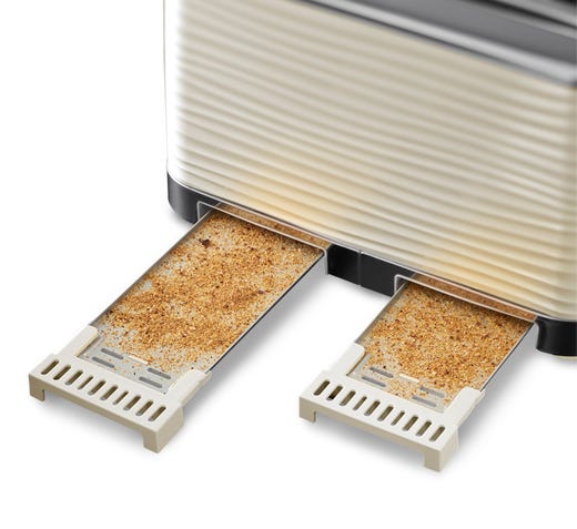 Russell Hobbs Inspire 4 Slice Cream Toaster