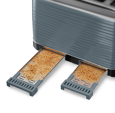 Russell Hobbs Inspire 4 Slice Grey Toaster