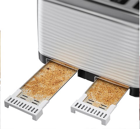 Russell Hobbs Inspire 4 Slice White Toaster