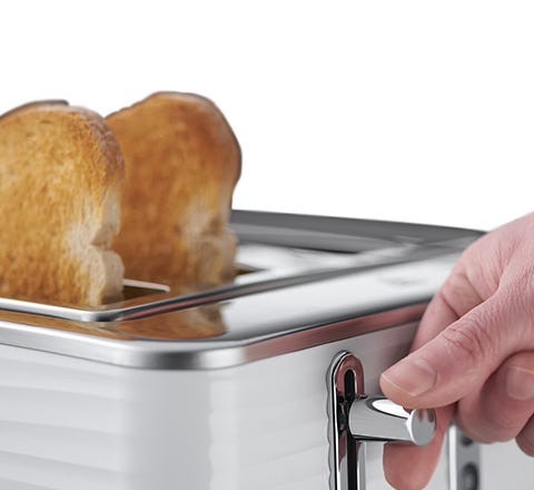 Russell Hobbs Inspire 4 Slice White Toaster