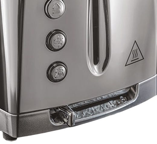 Russell Hobbs Luna 2 Slice Toaster Grey
