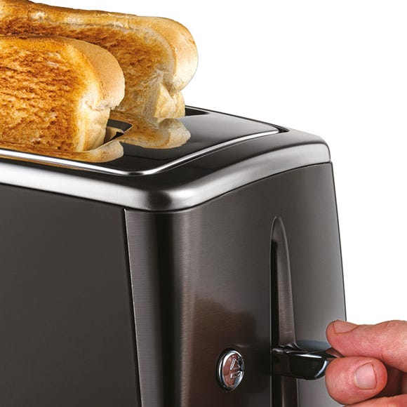 Russell Hobbs Matte Black 2 Slice Toaster