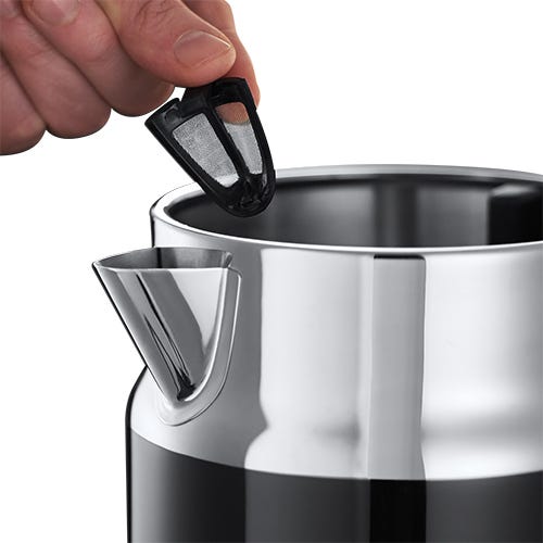 Russell Hobbs Retro Black Kettle