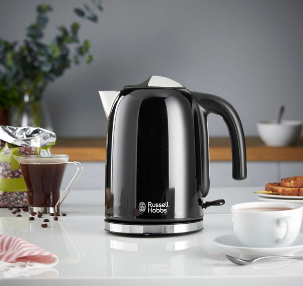 Russell Hobbs Stainless Steel Kettle - Black