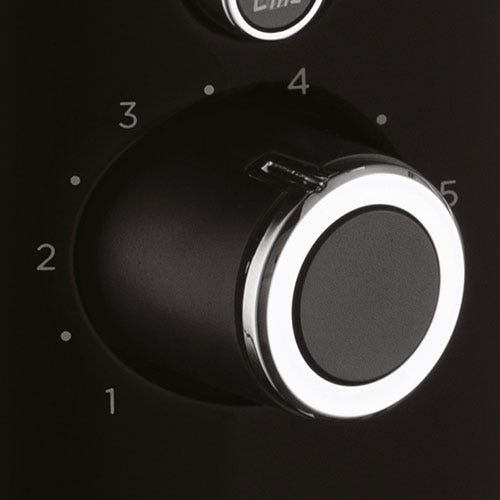 Russell Hobbs Stylevia Black 4 Slice Toaster