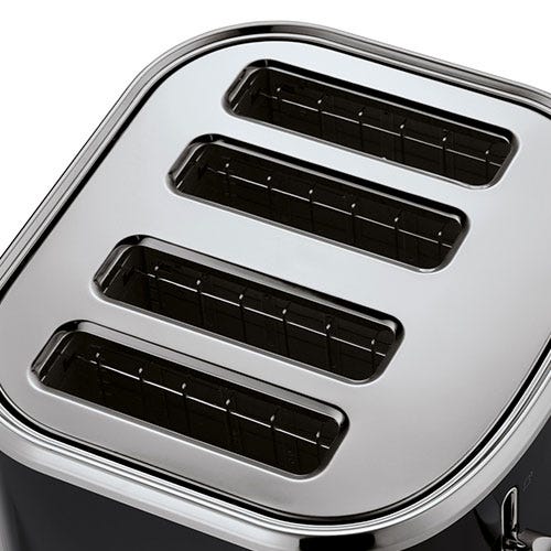 Russell Hobbs Stylevia Black 4 Slice Toaster