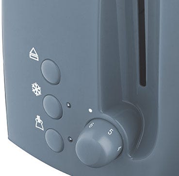 Russell Hobbs Textures 2 Slice Grey Toaster