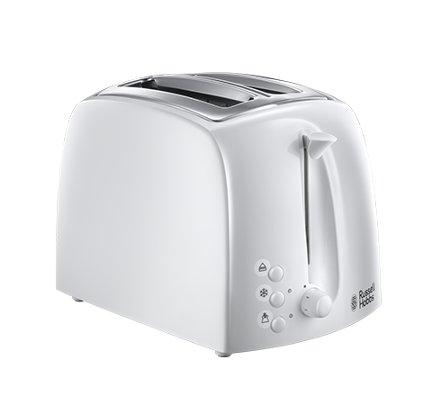 russell hobbs Textures 2 slice Toaster - White
