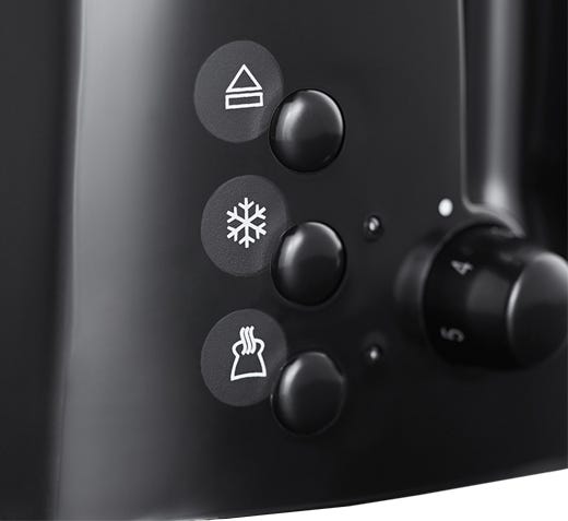 Russell Hobbs Textures 4 Slice Toaster - Black