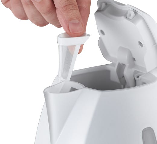 Russell Hobbs Textures Plastic Kettle - White