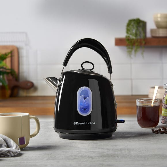Russell Hobbs Stylevia Kettle And Toaster Black 4 Slice