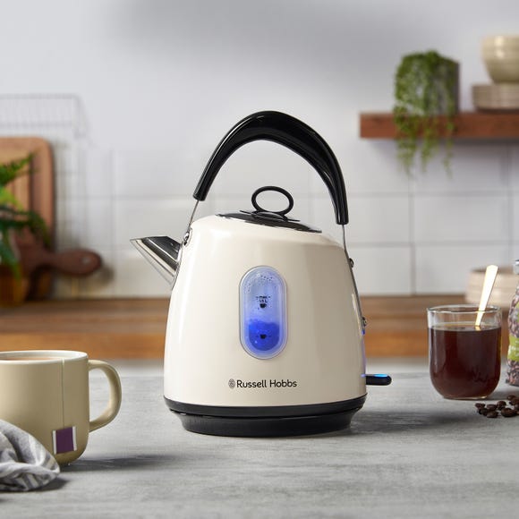 Russell Hobbs Stylevia Kettle And Toaster Cream 4 Slice
