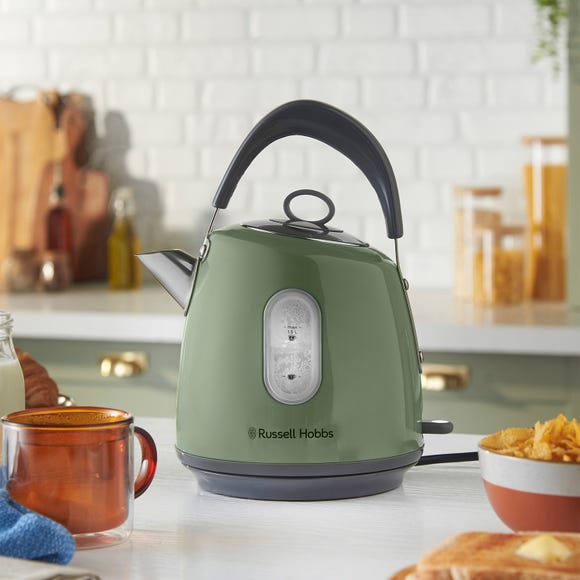 Russell Hobbs Stylevia Kettle And Toaster Sage 4 Slice