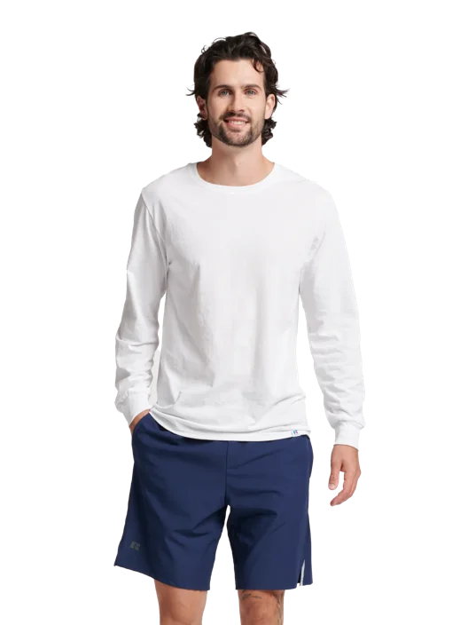 Russell Athletic Men's Cotton Performance Long Sleeve T-Shirt