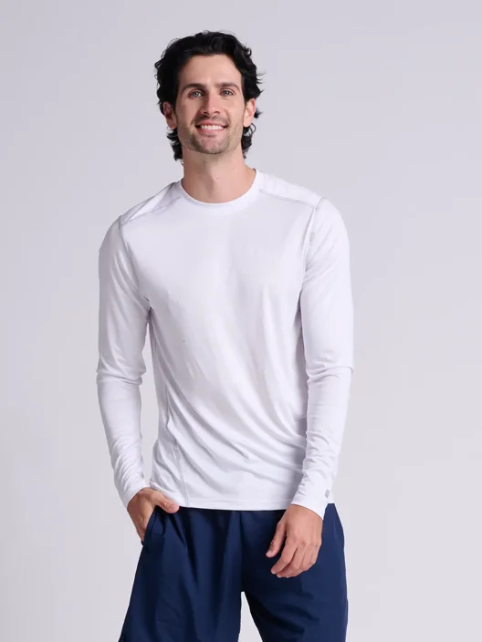 russell Athletic Men's Dri-Power® Fitted Long Sleeve Performance Shirt