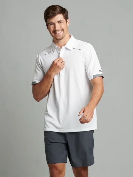 Russell Athletic Men's Dri-Power® Performance Micro Mesh Golf Polo