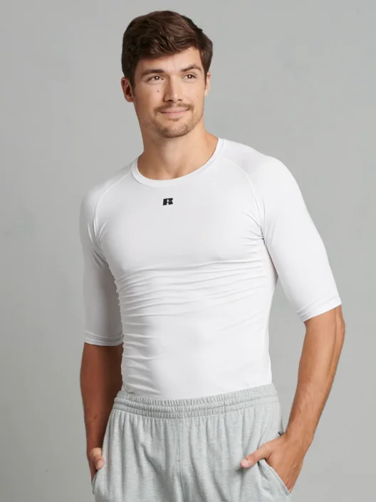 russell athletic Men's Half Sleeve Compression T-Shirt