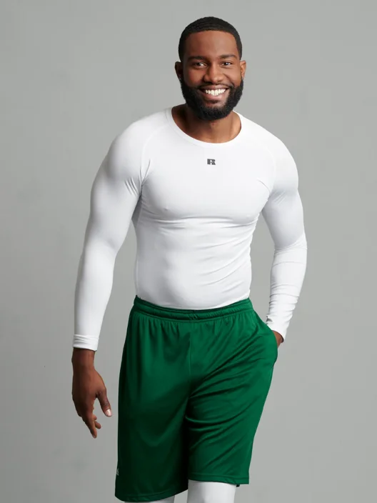 russell athletic Men's Long Sleeve Compression T-Shirt