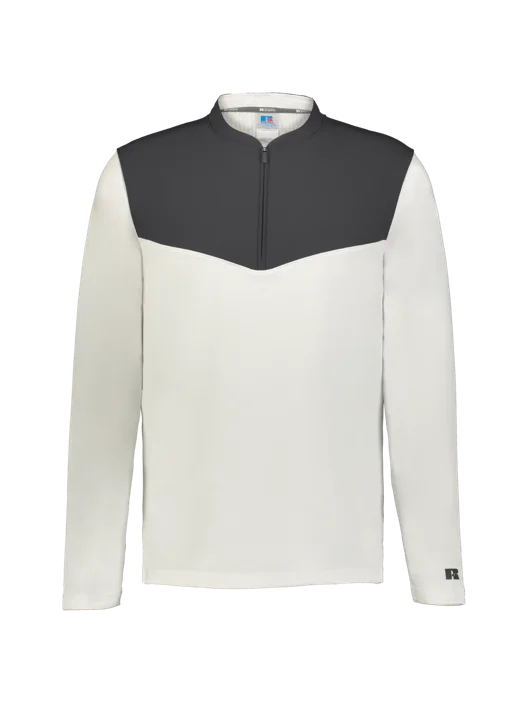 russell athletic Men's Sideline Grid 1/4 Zip Pullover