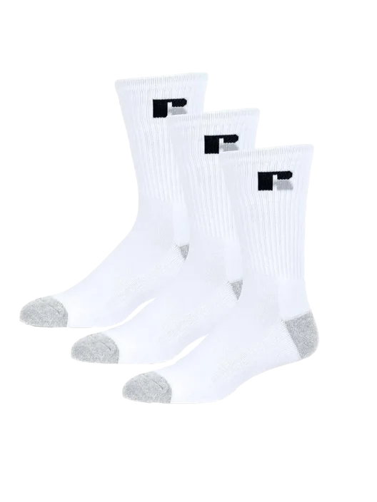 russell athletic Dri-Power® Crew Sock 3 Pack