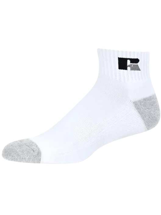 Russell Athletic Dri-Power® Quarter Sock 3 Pack