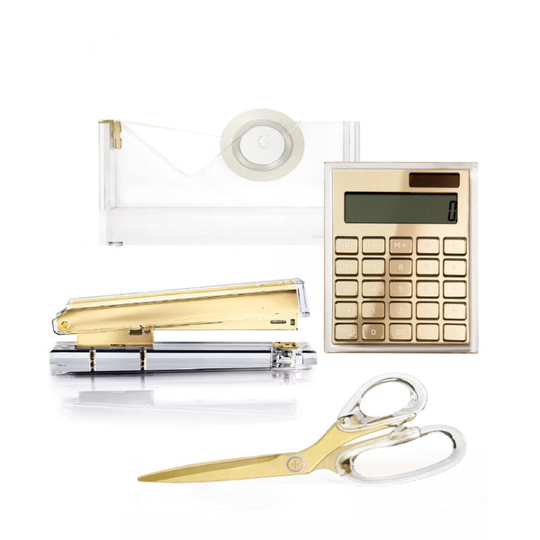 russell hazel Desktop Accessories Deluxe Bundle - Gold