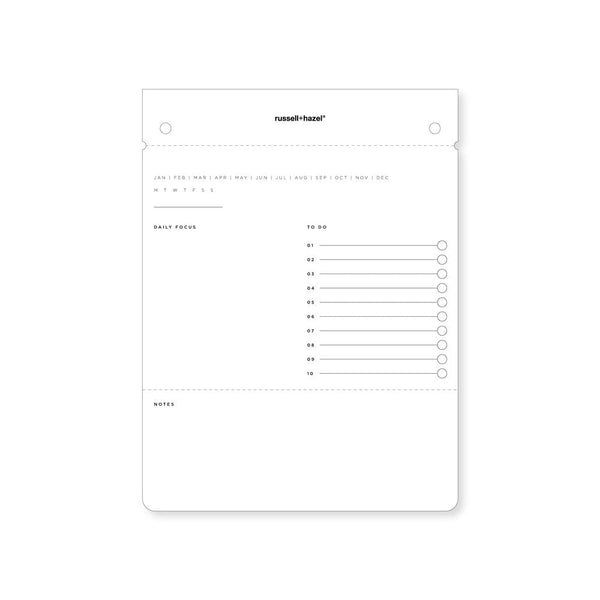 russell hazel Drafters Tablet Refill - To Do Notes Focus