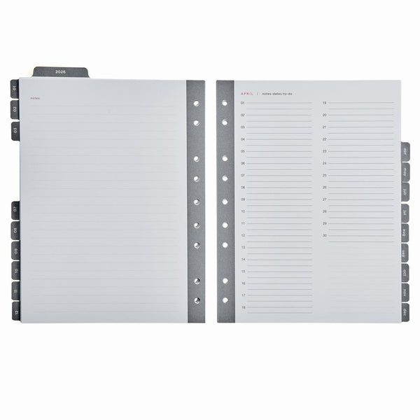 Russell Hazel July 2025 - December 2026 Mini Month Tabs