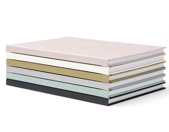 Russell Hazel A5 Bookcloth Journal - Peony