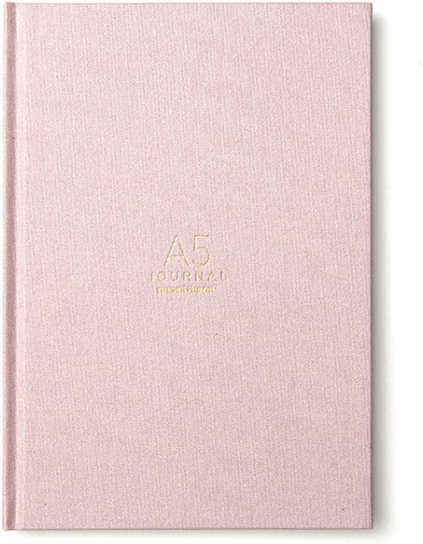 russell hazel A5 Bookcloth Journal - Peony