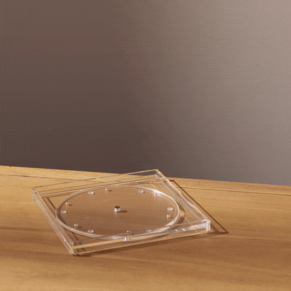 Russell Hazel Acrylic Carousel Bloc Tray