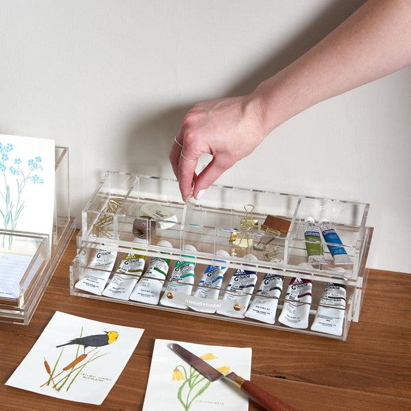 Russell Hazel Acrylic Compartment Bloc