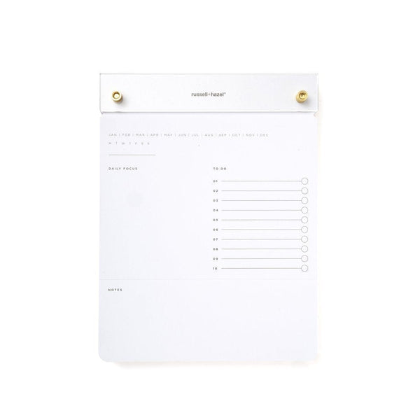 russell hazel Acrylic Drafters Tablet Notepad