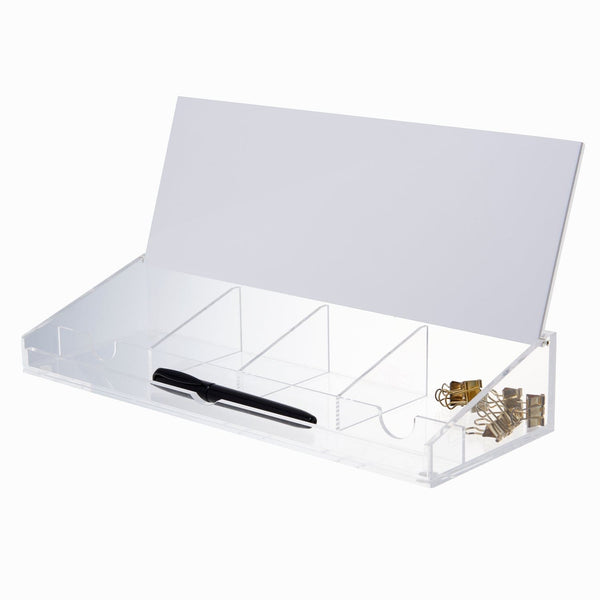 russell hazel Acrylic Dry Erase Desk Organizer