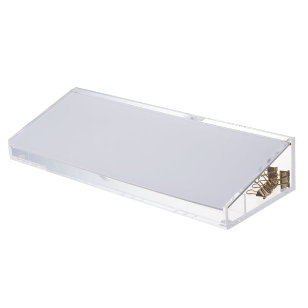 Russell Hazel Acrylic Dry Erase Desk Organizer