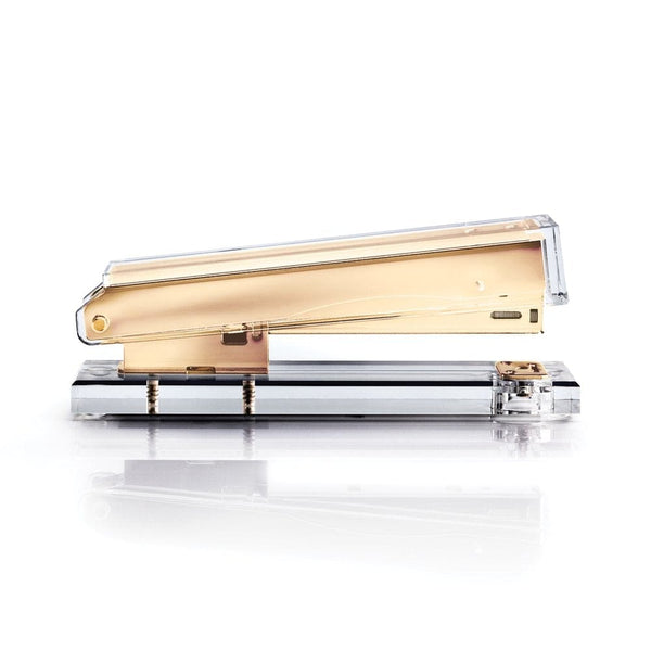 russell hazel Acrylic + Gold Stapler