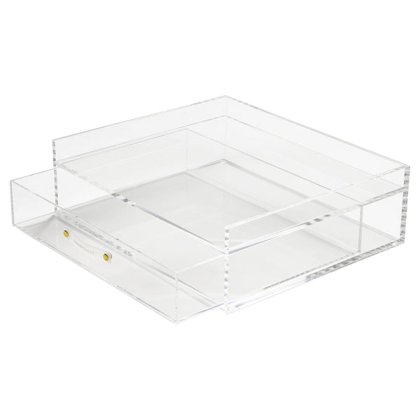 Russell Hazel Acrylic Inbox + Drawer